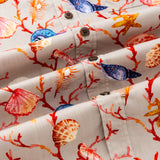 Chemise à manches courtes avec col camp et imprimé Match