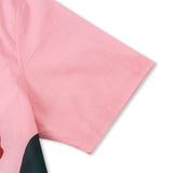 Chemise à manches courtes avec col camp et imprimé Match