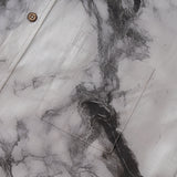 Chemise à manches courtes avec col camp et imprimé Match