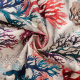 Camisa de manga corta con cuello campamento y estampado a juego