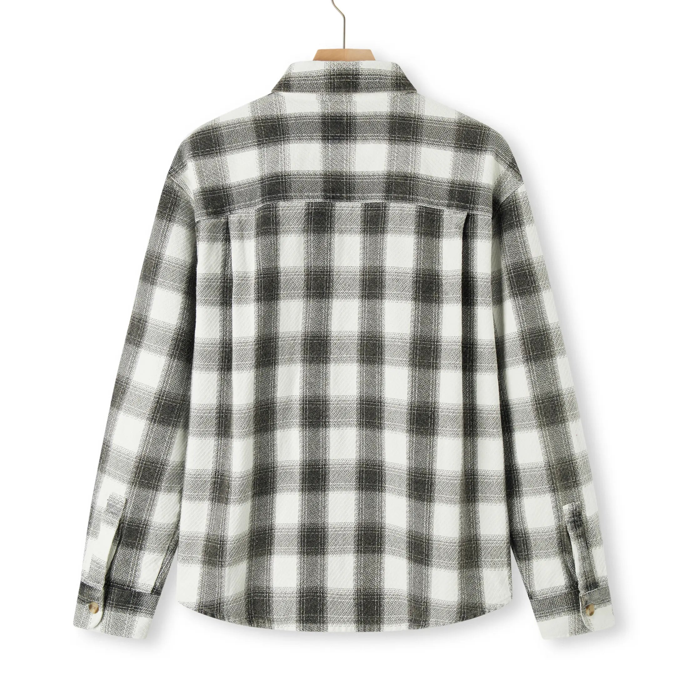 Award Brand Co Mens Shirts Vintage Flannel Heavyweight Maverick Check 100% Cotton Long Sleeve 230LDE0203_2 Rediscovered in a dusty attic, the heavyweight vintage flannel shirts were a testament to timeless 
craftsmanship. Each stitch told stories of rugged adventures and cozy firesides. Now, these soft, 
durable shirts return from Award Brand Co, blending classic style with modern comfort, ready to be
 worn and loved by everyone.