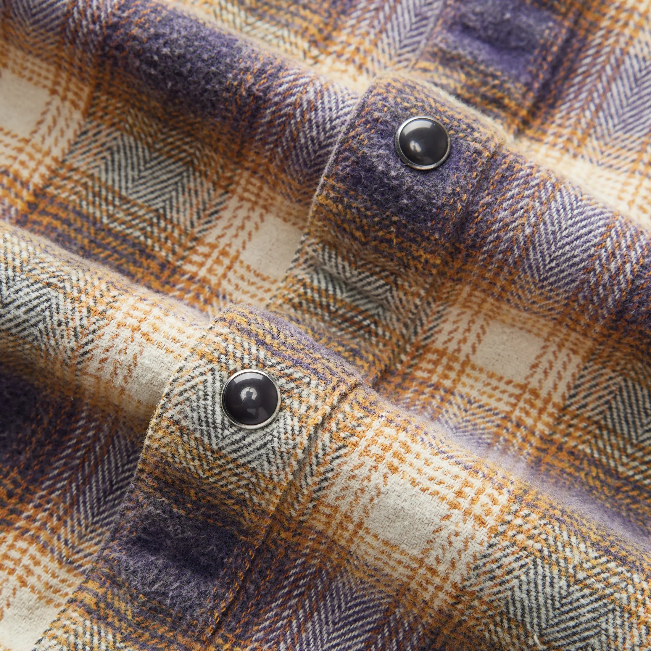 Award Brand Co Mens Shirts Western Vintage Flannel Highland Check 100% Cotton Long Sleeve snap buttons230RWN0206_4 In the vast Western plains, heavyweight vintage flannel shirts were a cowboy's reliable companion. Sturdy and 
warm, they weathered the toughest trails. Now revived from Award Brand Co, these shirts bring that rugged Western
 heritage to life, perfect for those who value tradition and adventure in every stitch.
