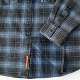 Award Brand Co Mens Shirts Western Vintage Flannel Highland Check 100% Cotton Long Sleeve snap buttons230RWN0207_4 In the vast Western plains, heavyweight vintage flannel shirts were a cowboy's reliable companion. Sturdy and 
warm, they weathered the toughest trails. Now revived from Award Brand Co, these shirts bring that rugged Western
 heritage to life, perfect for those who value tradition and adventure in every stitch.
