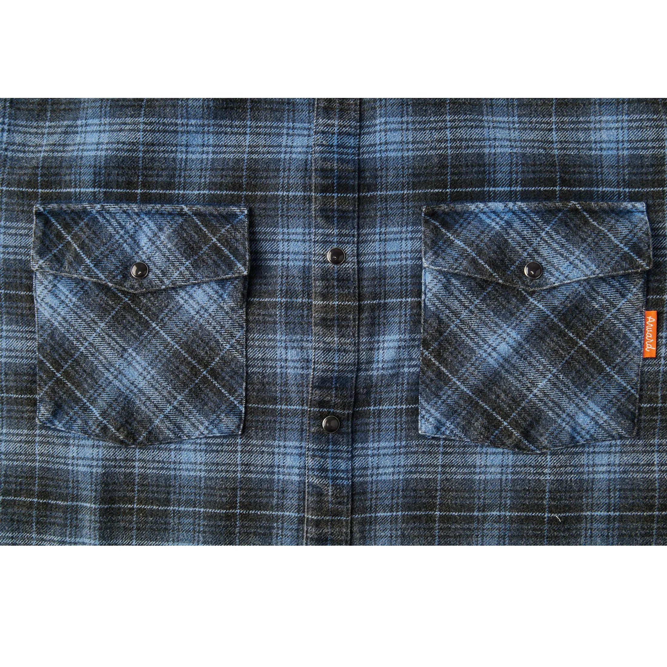 Award Brand Co Mens Shirts Western Vintage Flannel Highland Check 100% Cotton Long Sleeve snap buttons 230RWN0207_7 In the vast Western plains, heavyweight vintage flannel shirts were a cowboy's reliable companion. Sturdy and 
warm, they weathered the toughest trails. Now revived from Award Brand Co, these shirts bring that rugged Western
 heritage to life, perfect for those who value tradition and adventure in every stitch.